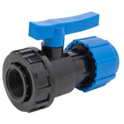 Кран шаровой ТПК-АКВА компрессионный ВР разъемный d 40 х 1 1/4