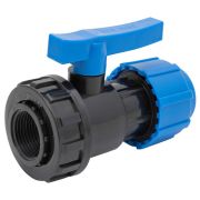 Шаровый кран ПНД компрессионный ВР 20*1/2