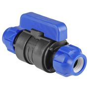Шаровый кран ПНД компрессионный 25*25 мм (VALFEX)