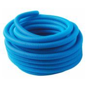Труба гофрированная MVI Ду32 (внутр.27мм), синяя (бухта 50м)