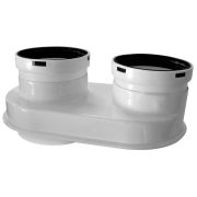 Адаптер для дымохода коаксиального традиционного BAXI 60/100, диам.80 мм