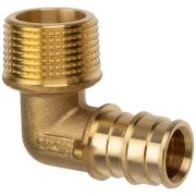 Угольник радиальный для труб из сшитого полиэтилена Usystems 20-R3/4«НР, тип 1»50И