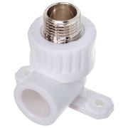 Угольник PP-R РТП комб. с креплен. D 20х1/2