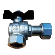 Комплекты поворотных кранов с приводом РИДАН HRB-3R DN15 KVS1+AMB-162R,24V,аналог.