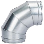 Отвод Галвент (Кр)-1-90-160-140-14x14 (оц. ст. - с ЖК)