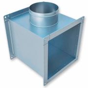 Тройник ЕВРОВЕНТ (ПрсКв) 300х200-160 (оц.ст.0.7/R20)