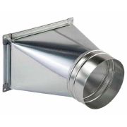 Переход ЕВРОВЕНТ (КрПр) 160-200х200-200 (оц.ст.0.5/R20)