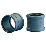 Муфта ремонтная канализационная ПП 50 мм с раструбом серая (уп.100 шт)