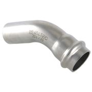 Угольник 45 из нержавеющей стали 28 внутренний-наружный Valtec, (VTi.958) (уп. 5 шт)