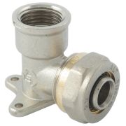 Угольник обжимной с креплением с ВР 20*1/2