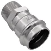 Соединитель VIEIR прямой нерж. сталь с нар.р. 22×1/2