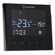 Термостат VIEIR комнатный черный VR406-C