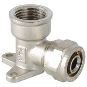 Угольник обжимной с креплением с ВР 20*3/4