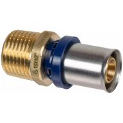 Штуцер обжимной для металлопластиковых труб Usystems MLC Plus 26-R3/4