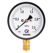 Манометр Росма ТМ-510Р.00 радиальный Дк100мм 0-0,6 МПа кл.1,5 G1/2