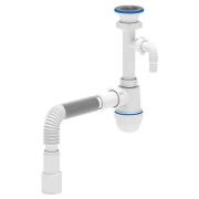 Сифон АНИ пласт д/умыв-ка/мойки бутылочный 1 1/2