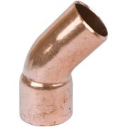 Полуотвод HAILIANG медный 45гр. однораструбный, 18 мм (EN1254-1)(50/500)