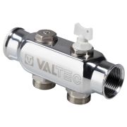 Коллектор из нержавеющей стали 2 вых 1« * 3/4» (VTc.505.SS.060502) (Valtec) 50мм