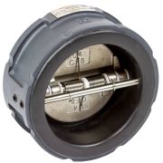 Затвор обратный РИДАН - ЗОД PN16 DN65, межфланцевый, двустворчатый, корпус: чугун GGG40 c EPDM