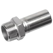 Вставка-пресс для нержавеющих труб Sanha переходная NiroPress 316L НПр-НР, 18ax1/2