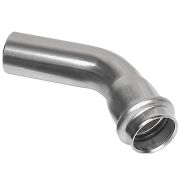 Отвод-пресс для нержавеющих труб Sanha 45град. NiroPress 316L ВПр-НПр, 22