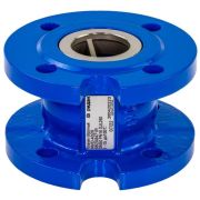 Клапан РИДАН обратный фланцевый пружинный с аксиальным затвором, чугун GJL250 (NVD-402R PN16 DN150)