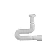 Труба ОРИО гофрированная 1 1/4 * 40/50 белый дл. 470-1250мм АС-10152 (1/75)