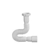 Труба ОРИО гофрированная 1 1/2 * 40/50 белый дл. 320-650мм АС-1013 (1/100)