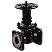 Задвижка ЛМЗ чуг Ду100 Ру16 225C 30ч6бр