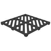 Решетка для дождеприемника чугунная 285*285 мм Gidrolica Point (Арт. 205)