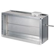 Клапан КВУ-ПО-400х400h-2*ф315(под нип.соед)-УХЛ2-DA05S24S