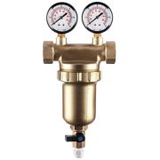 Фильтр Гейзер - Бастион 7508145201 (3/4 для горячей воды, с двумя манометрами d76)