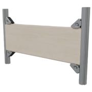 Пластина монтажная ХОММЕТ для крепления доп. элементов, 580 х 200 мм