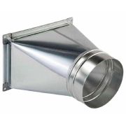 Переход ЕВРОВЕНТ (КрПр) 160-200х200-200 (оц.ст.0.5/R20)