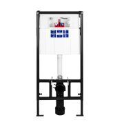 Инсталляция BETTOSERB SAVA FIX SLIM, клавиша смыва SMART, черный матовый, SET40006471