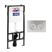 Инсталляция BETTOSERB SAVA FIX SLIM, клавиша смыва COOL, хром. матовый, SET40006468