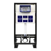 Инсталляция для унитаза BETTOSERB sava free standing, клавиша смыва twin хром матовый