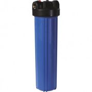 Корпус Акватек Big Blue 20« для хол. воды, синий (кронштейн, без ниппелей) 1», 0-25-3051